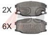 A.B.S. 37657 OE Brake Pad Set, disc brake